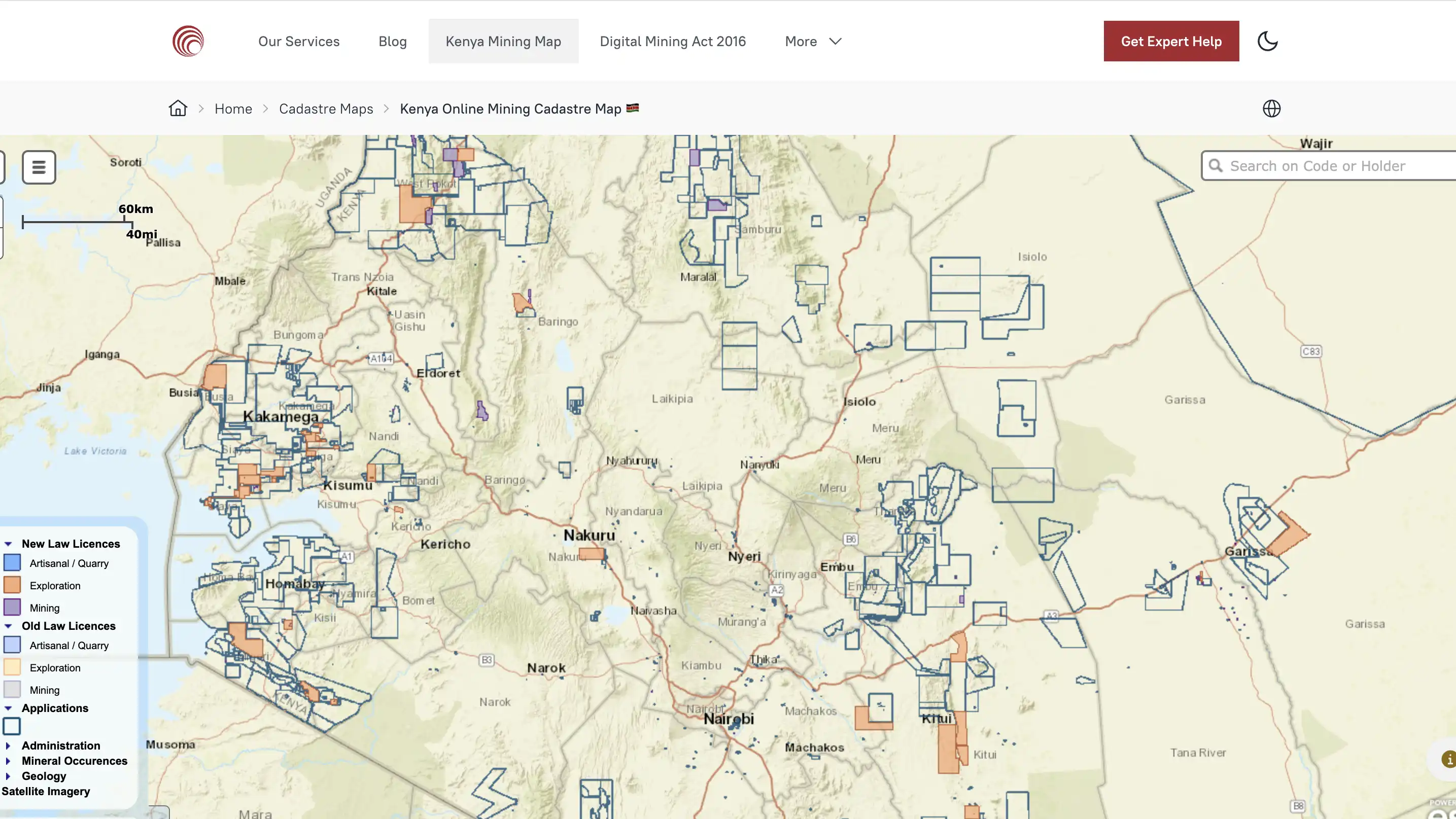 Mining Consults Website image